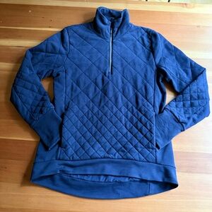 Lululemon Navy Quilted Pullover